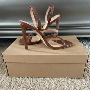 Gracey Cognac Patent Leather. New, never worn.